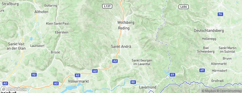 Sankt Andrä, Austria Map