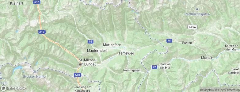 Sankt Andrä im Lungau, Austria Map