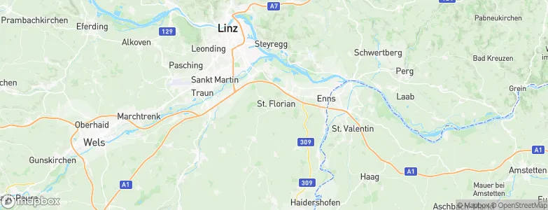 Sankt Florian, Austria Map