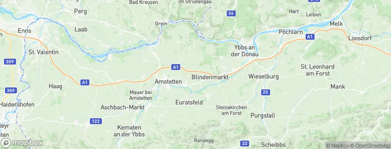 Sankt Georgen am Ybbsfelde, Austria Map