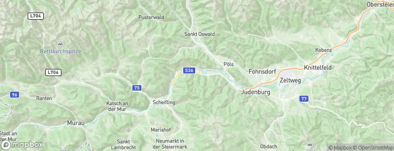 Sankt Georgen ob Judenburg, Austria Map