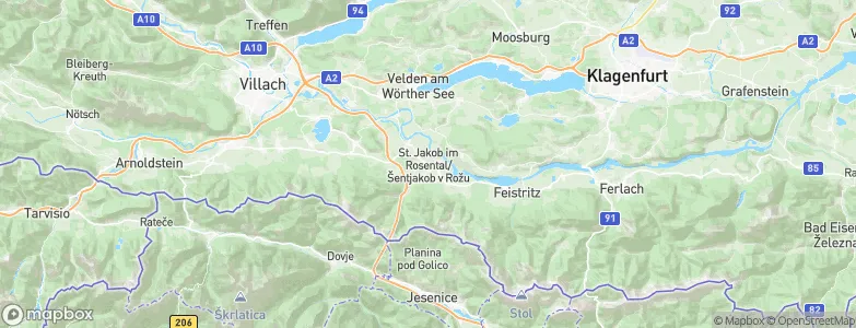 Sankt Jakob, Austria Map