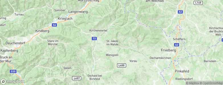 Sankt Jakob im Walde, Austria Map