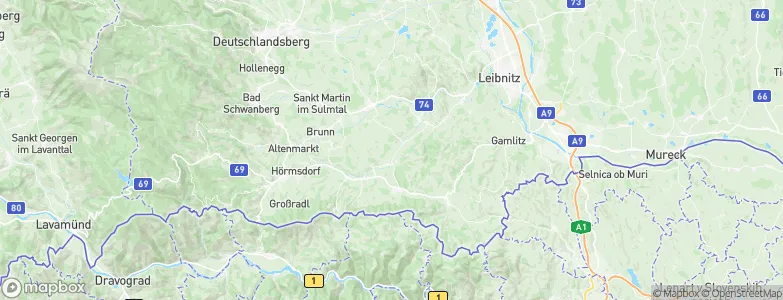 Sankt Johann im Saggautal, Austria Map
