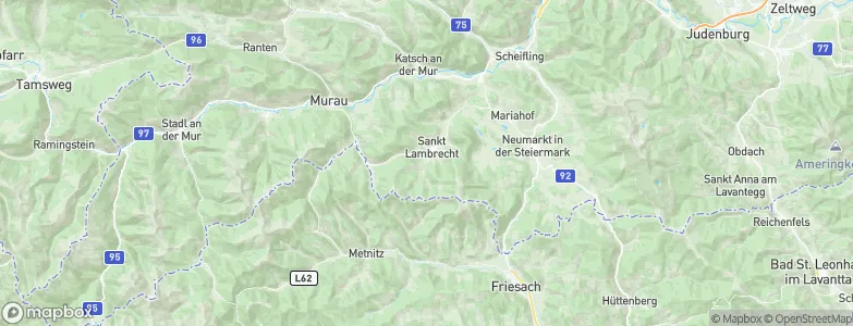 Sankt Lambrecht, Austria Map