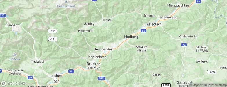 Sankt Lorenzen im Mürztal, Austria Map