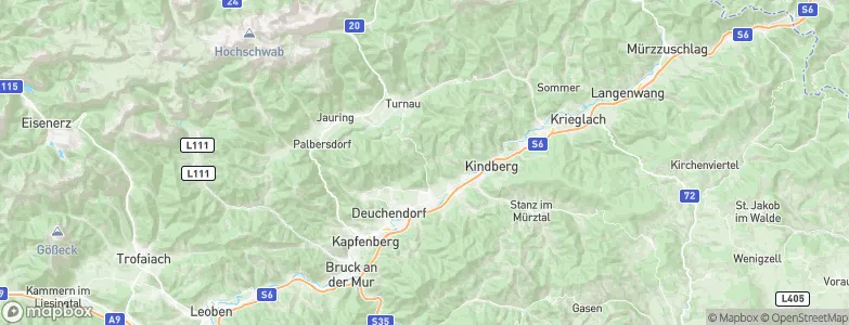 Sankt Lorenzen im Mürztal, Austria Map