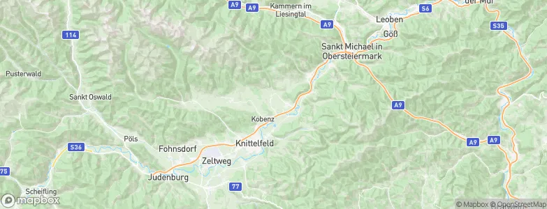Sankt Marein bei Knittelfeld, Austria Map