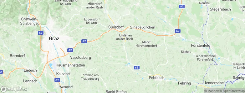 Sankt Margarethen an der Raab, Austria Map