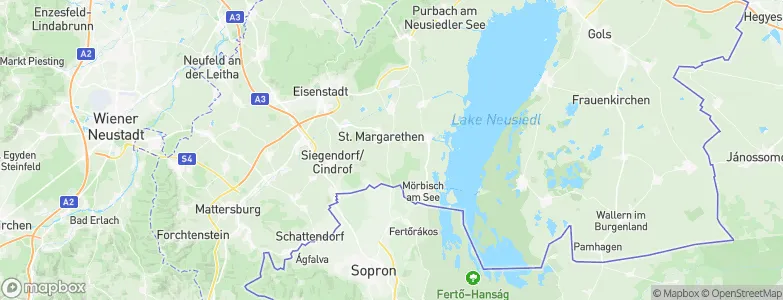 Sankt Margarethen im Burgenland, Austria Map