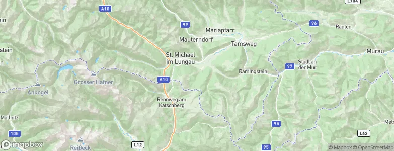 Sankt Margarethen im Lungau, Austria Map