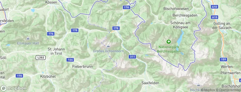 Sankt Martin bei Lofer, Austria Map
