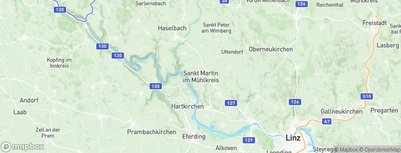 Sankt Martin im Mühlkreis, Austria Map