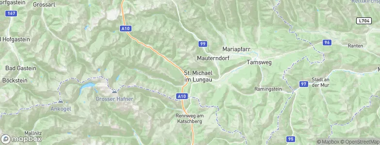Sankt Michael im Lungau, Austria Map