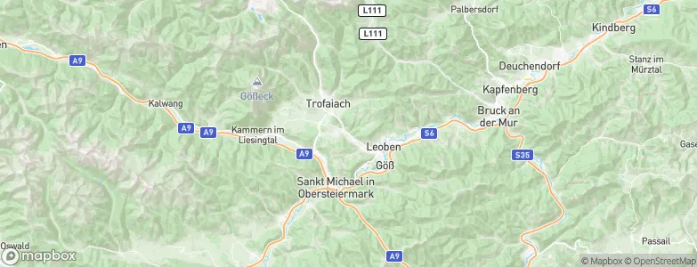 Sankt Peter-Freienstein, Austria Map