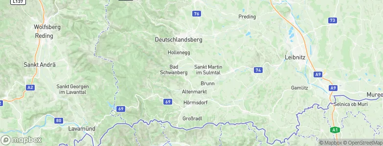 Sankt Peter im Sulmtal, Austria Map