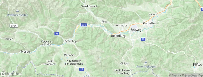 Sankt Peter ob Judenburg, Austria Map