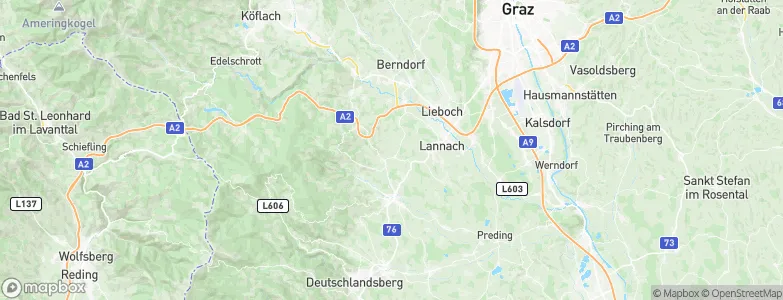 Sankt Stefan ob Stainz, Austria Map