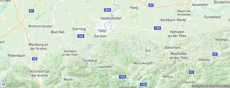 Sankt Ulrich bei Steyr, Austria Map