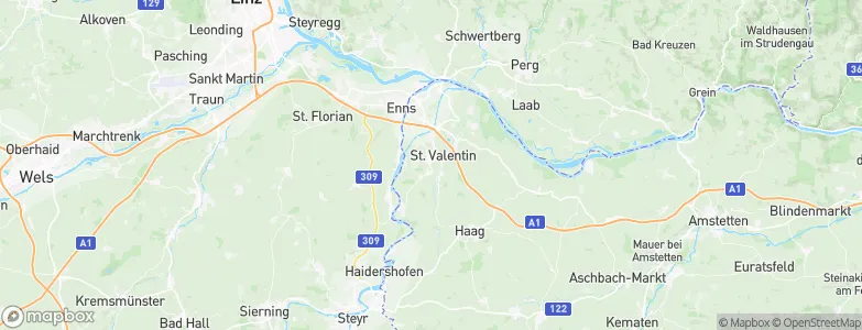 Sankt Valentin, Austria Map