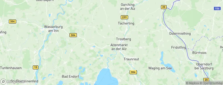 Sankt Wolfgang, Germany Map