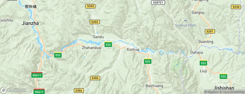Sanlanbahai, China Map