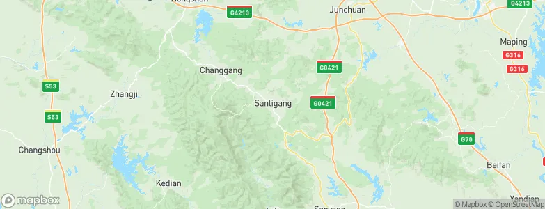 Sanligang, China Map