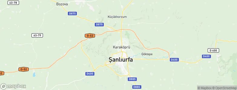 Şanlıurfa Province, Turkey Map