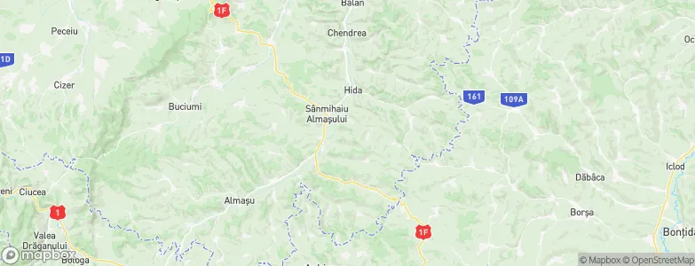 Sânmihaiu Almaşului, Romania Map