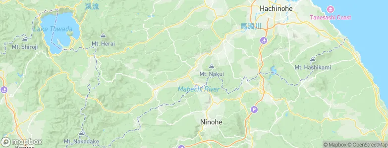 Sannohe, Japan Map
