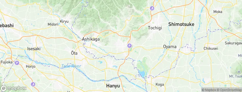 Sano, Japan Map