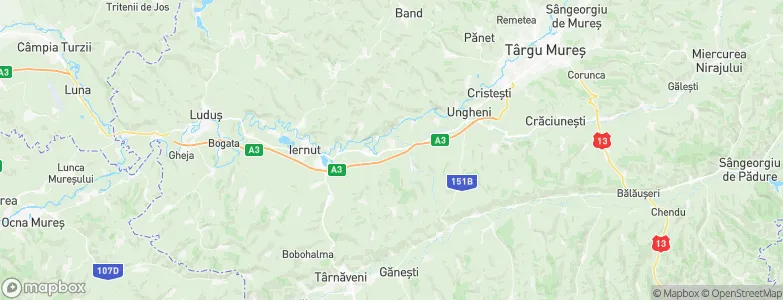 Sânpaul, Romania Map