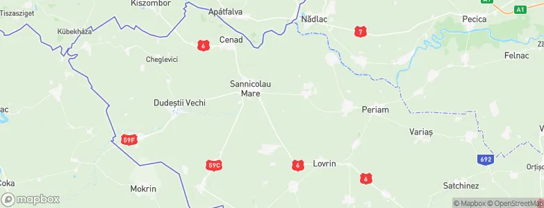 Sânpetru Mare, Romania Map