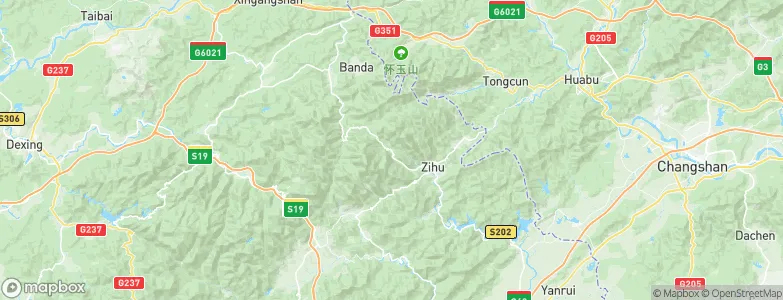 Sanqing, China Map