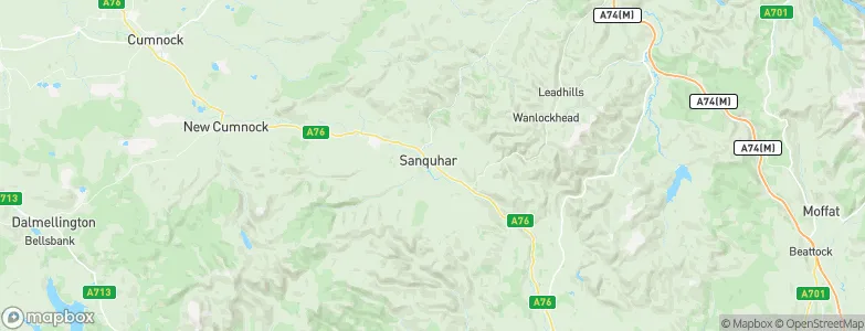Sanquhar, United Kingdom Map