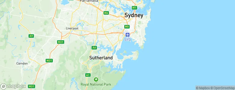Sans Souci, Australia Map
