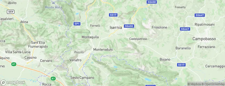 Sant'Agapito, Italy Map