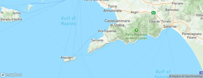 Sant'Agnello, Italy Map
