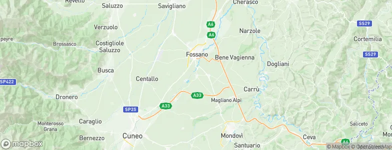 Sant'Albano Stura, Italy Map