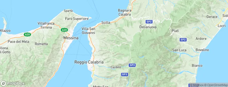 Sant'Alessio in Aspromonte, Italy Map