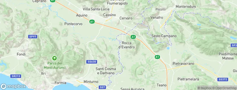 Sant'Ambrogio sul Garigliano, Italy Map