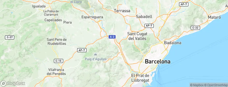 Sant Andreu de la Barca, Spain Map