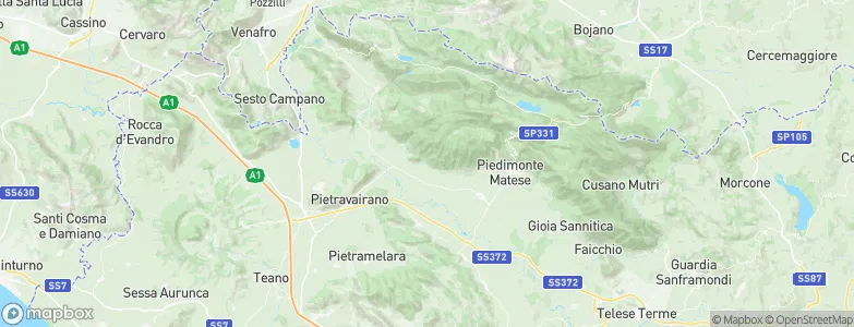 Sant'Angelo d'Alife, Italy Map