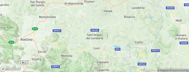 Sant'Angelo dei Lombardi, Italy Map