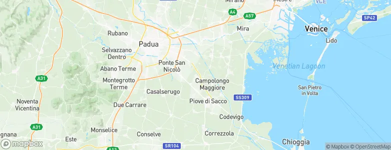 Sant'Angelo di Piove di Sacco, Italy Map