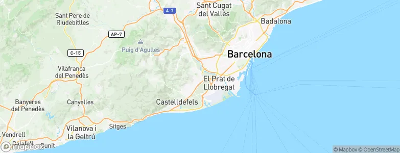Sant Boi de Llobregat, Spain Map