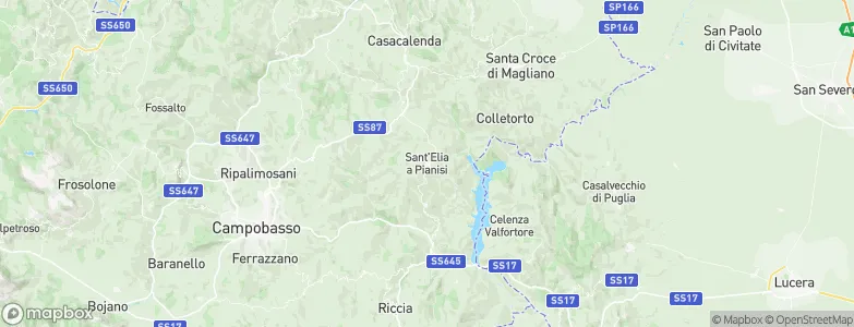 Sant'Elia a Pianisi, Italy Map