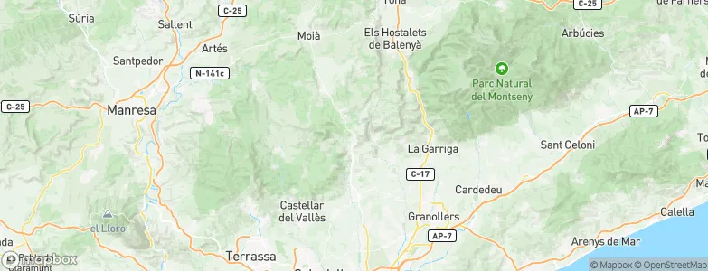 Sant Feliu de Codines, Spain Map
