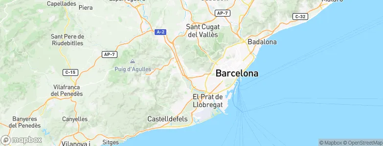 Sant Feliu de Llobregat, Spain Map