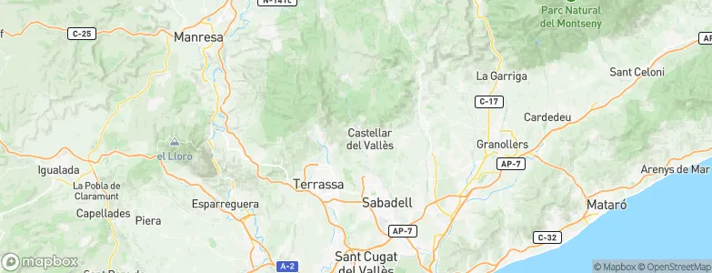 Sant Feliu del Racó, Spain Map